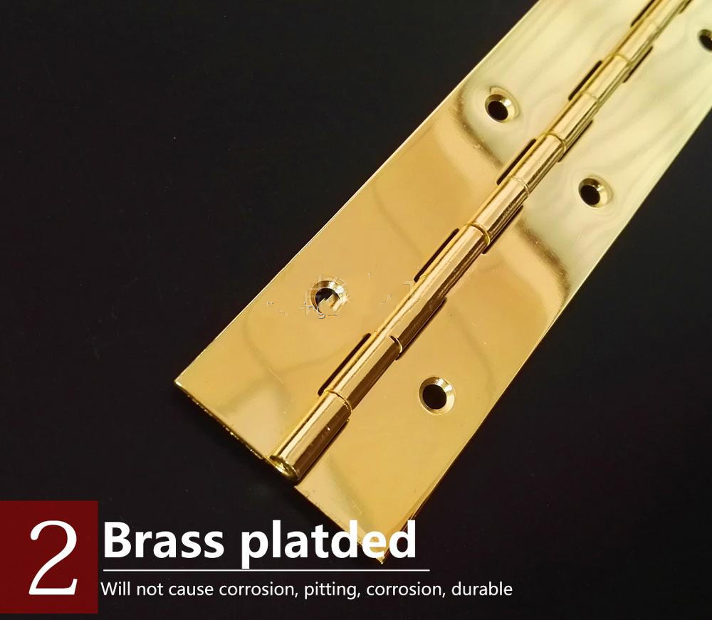Brass Plated Long Continuous Hinges Hinge Manufacturers