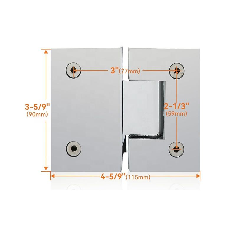 stainless steel sliding door shower hinge