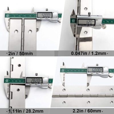 Stainless Steel and Aluminum Piano Hinges