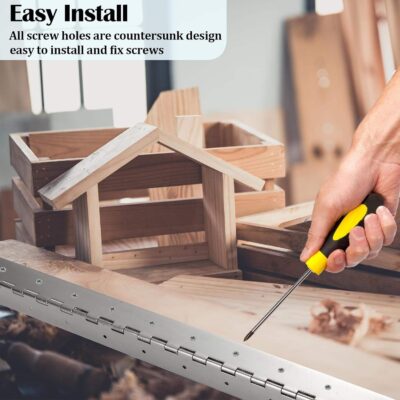 Stainless Steel and Aluminum Piano Hinges