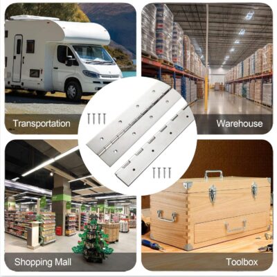 Stainless Steel and Aluminum Piano Hinges