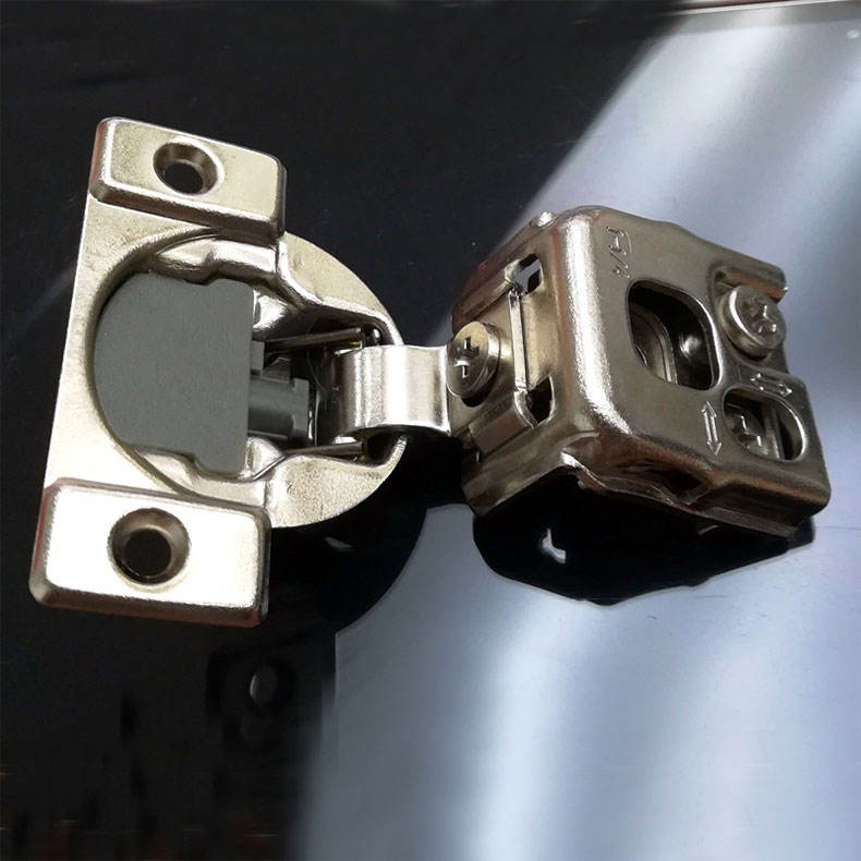 Alt: Custom Hidden Stainless Steel Soft Close Cabinet Hinges