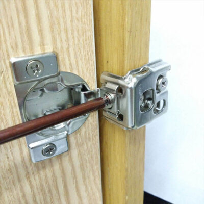 Alt: Custom Hidden Stainless Steel Soft Close Cabinet Hinges