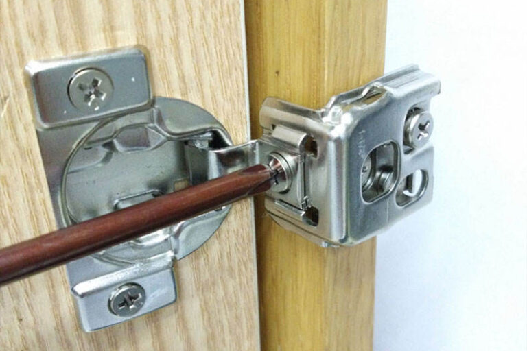 Alt: Custom Hidden Stainless Steel Soft Close Cabinet Hinges