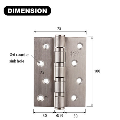 Stainless Steel Mortise Gate Door Hinges