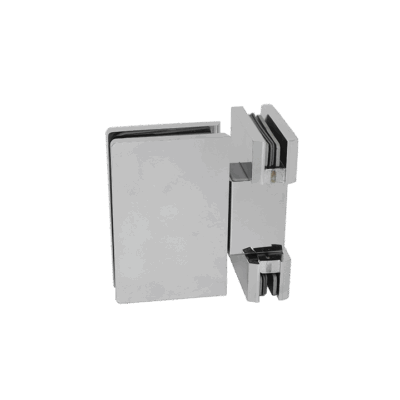Brass shower glass door clamp hinge