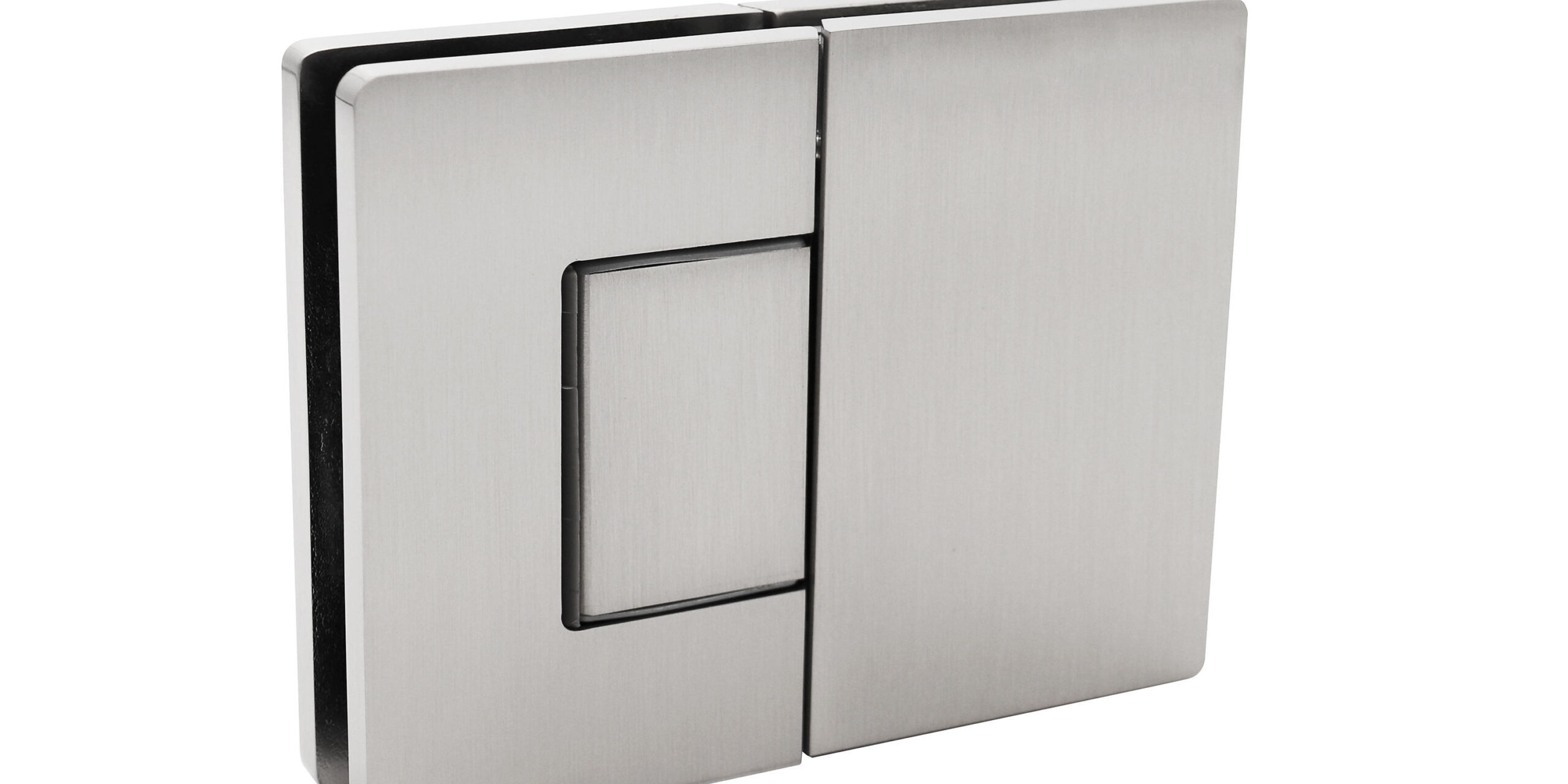 Brass shower glass door clamp hinge