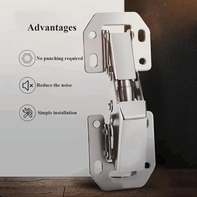 Hidden Hinges for Frameless Cabinet Doors