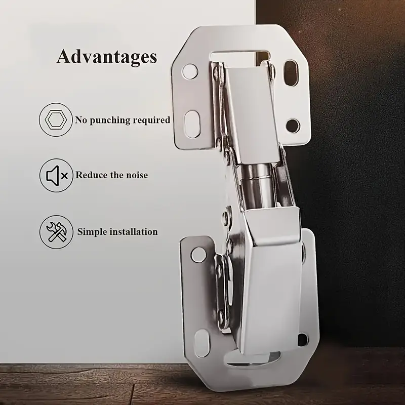 Hidden Hinges for Frameless Cabinet Doors