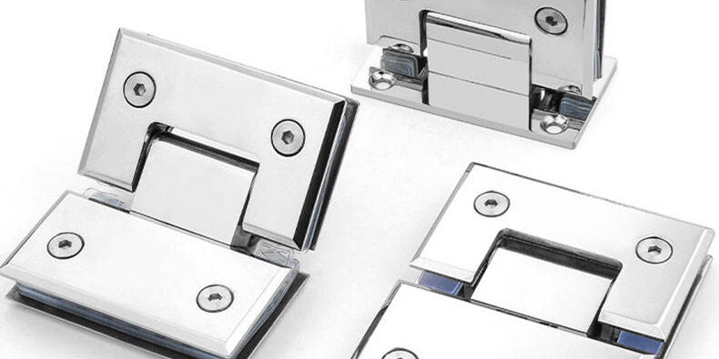 shower to glass hinge for sliding doors