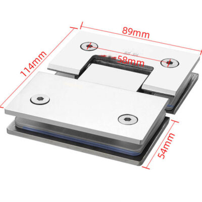 shower to glass hinge for sliding doors