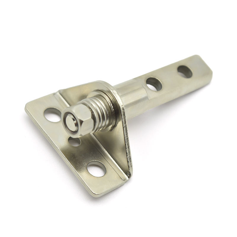 Adjustable damping shaft hinge