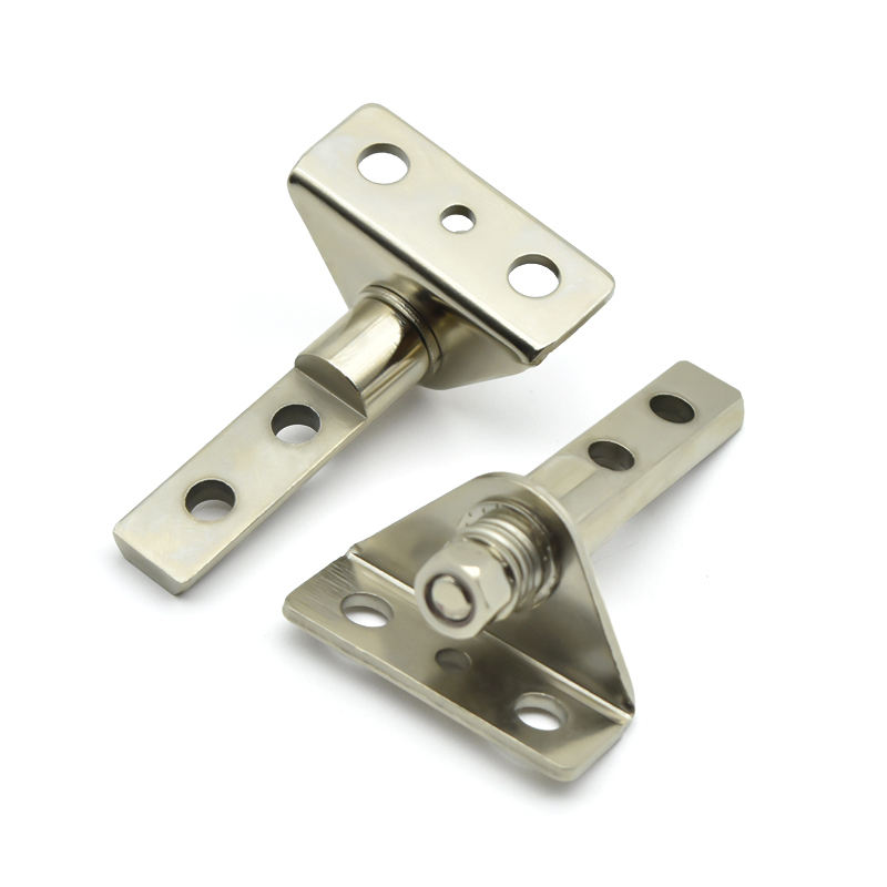 Adjustable damping shaft hinge