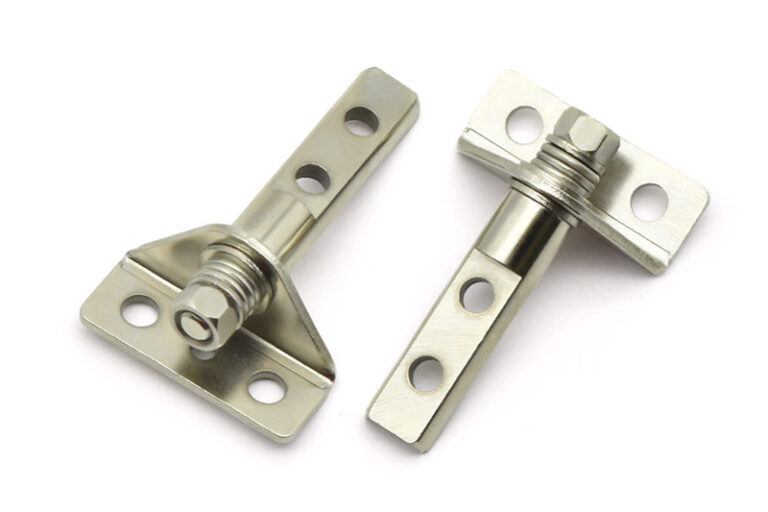 Adjustable damping shaft hinge