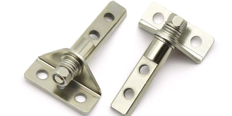Adjustable damping shaft hinge
