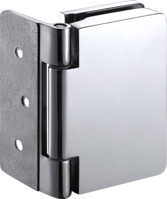 glass shower hinge for bathroom partitions