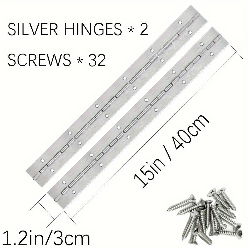 Continuous Folding Piano Hinges for Cabinets