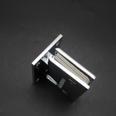 90-degree shower hinge for glass to wall