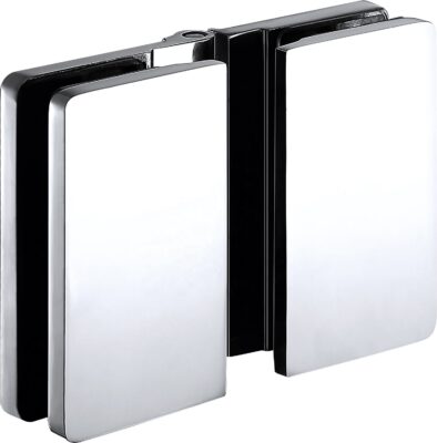 Movable stainless steel shower door hinge