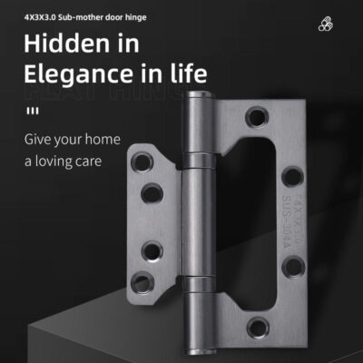 Stainless Steel Sub-Mother Flush Door Hinges
