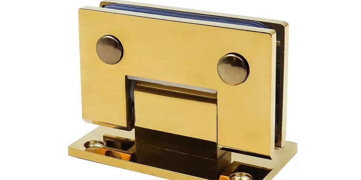 square 90-degree glass clamp shower door hinge