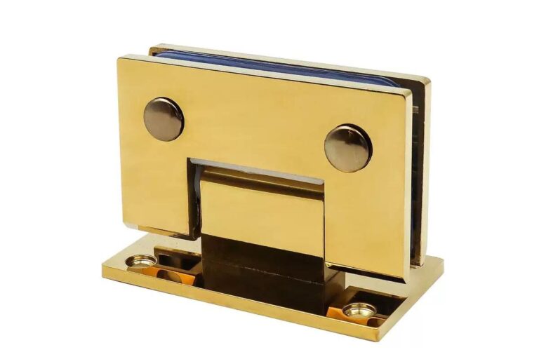square 90-degree glass clamp shower door hinge