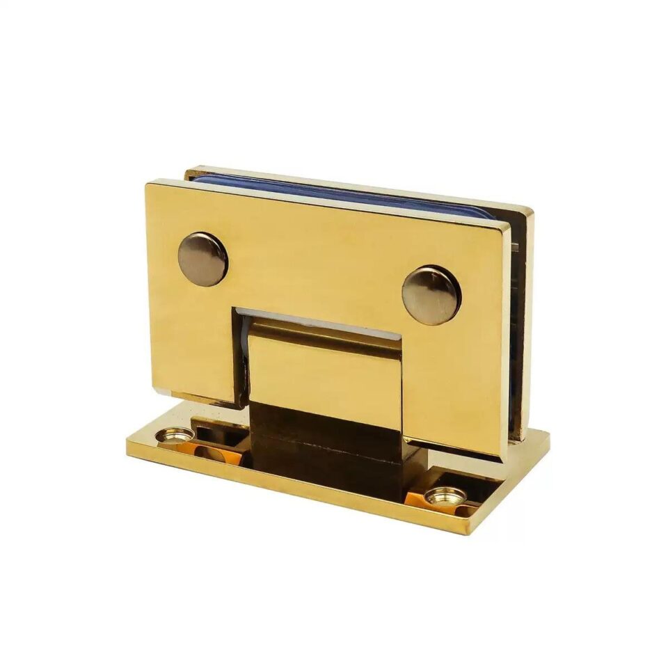 square 90-degree glass clamp shower door hinge
