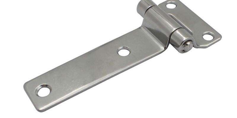 T type hinge for container doors